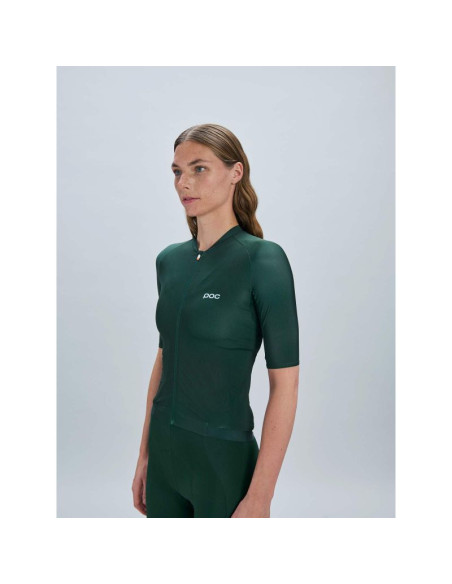 Koszulka rowerowa poc w's pristine jersey zielony
