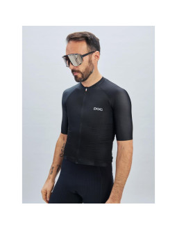 Koszulka rowerowa poc m's pristine jersey - czarny 2