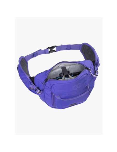 Nerka rowerowa evoc hip pack 3 + bukłak hydration bladder 1,5 violet