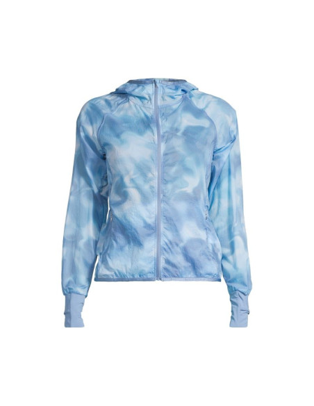 Kurtka damska casall breeze printed running jacket kolor granatowy