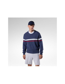 Sweter męski rossignol m knitted cn sweater granatowy