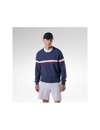 Sweter męski rossignol m knitted cn sweater granatowy