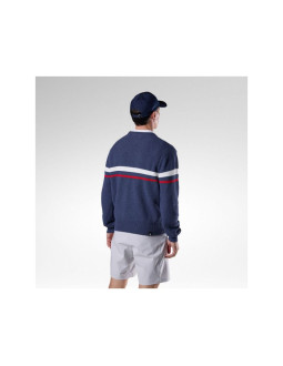 Sweter męski rossignol m knitted cn sweater granatowy 2