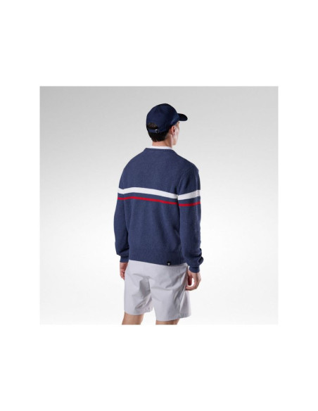 Sweter męski rossignol m knitted cn sweater granatowy