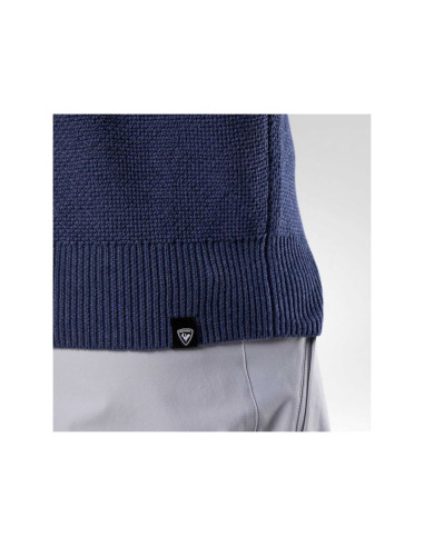 Sweter męski rossignol m knitted cn sweater granatowy