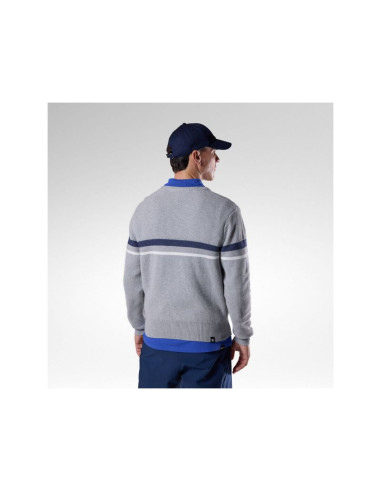 Sweter męski rossignol m knitted cn sweater szary