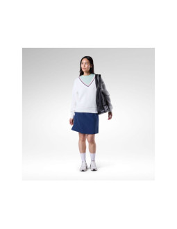 Sweter damski rossignol w knitted v neck biały 2