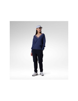 Sweter damski rossignol w knitted v neck granatowy 2