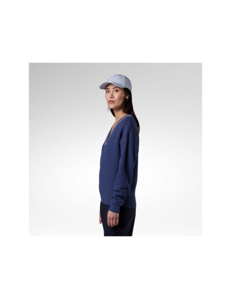 Sweter damski rossignol w knitted v neck granatowy