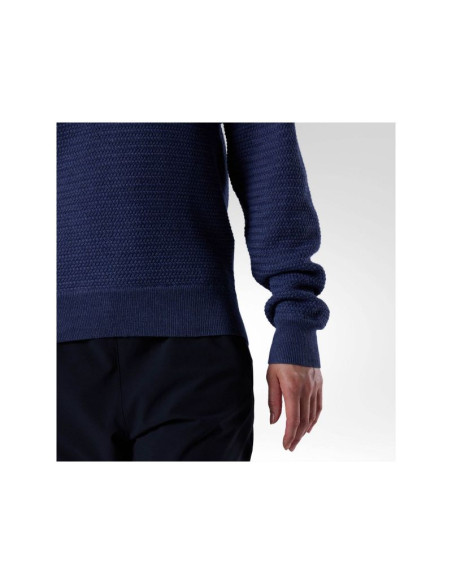 Sweter damski rossignol w knitted v neck granatowy