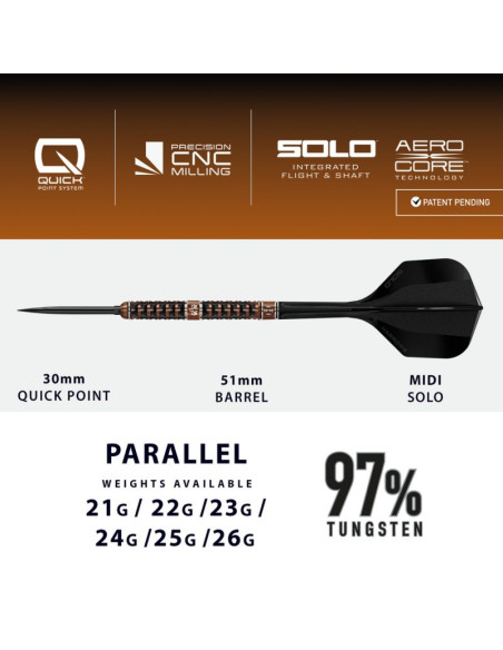 Rzutki harrows wolfram trinity 97% steeltip