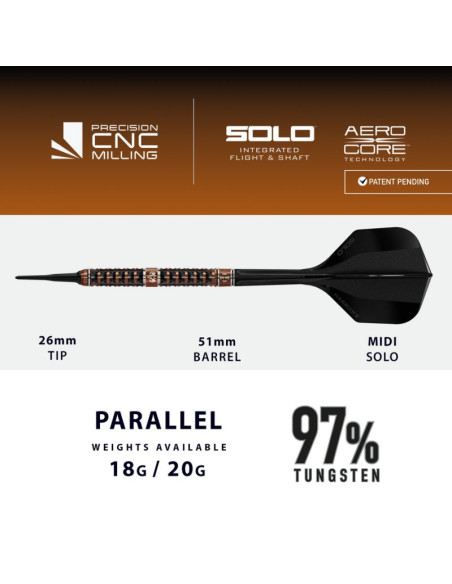 Rzutki harrows wolfram trinity 97% softip