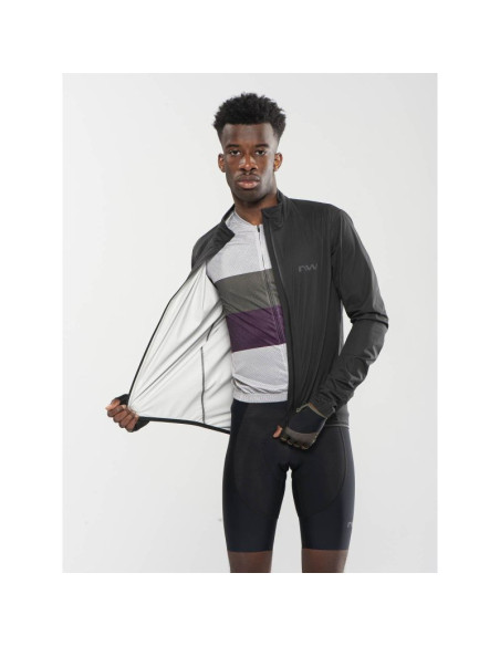 Kurtka rowerowa northwave rainskin shield 2 jacket ciemny szary