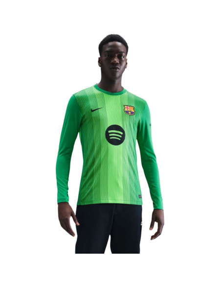 Koszulka męska nike fc barcelona 2025/26 stadium goalkeeper zielona hq0477 311