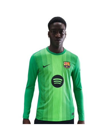 Koszulka męska nike fc barcelona 2025/26 stadium goalkeeper zielona hq0477 311