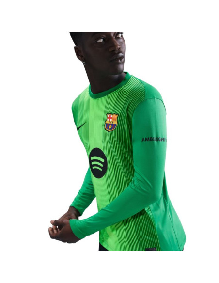 Koszulka męska nike fc barcelona 2025/26 stadium goalkeeper zielona hq0477 311