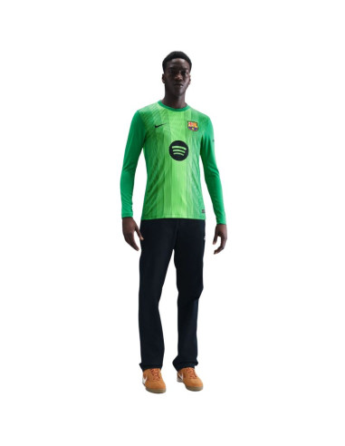 Koszulka męska nike fc barcelona 2025/26 stadium goalkeeper zielona hq0477 311