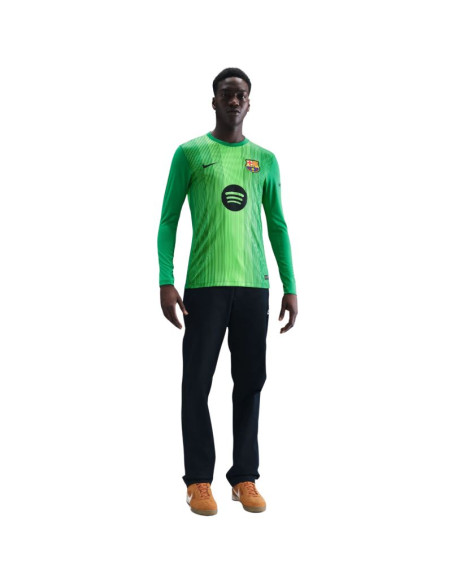 Koszulka męska nike fc barcelona 2025/26 stadium goalkeeper zielona hq0477 311