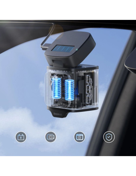 Wideorejestrator baseus primetrip vd1 pro kamera samochodowa 4k - czarny