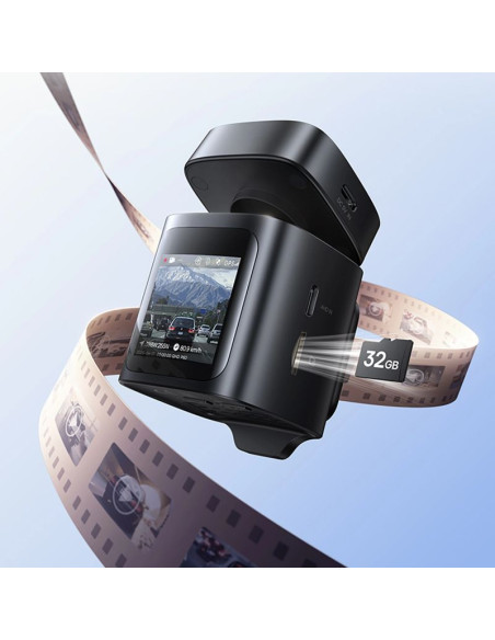 Wideorejestrator baseus primetrip vd1 pro kamera samochodowa 4k - czarny