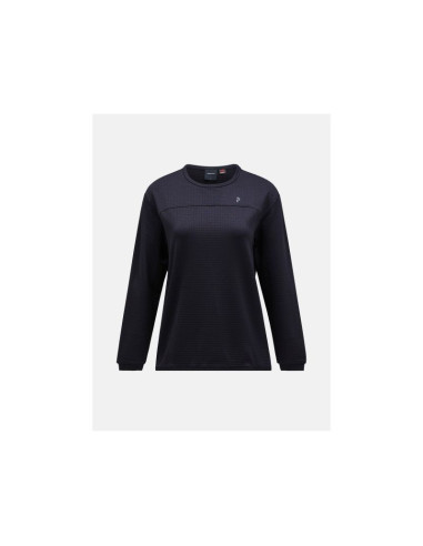 Bluza peak performance w trail polartec crew czarny