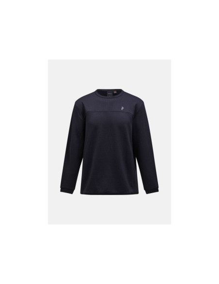 Bluza peak performance m trail polartec crew czarny