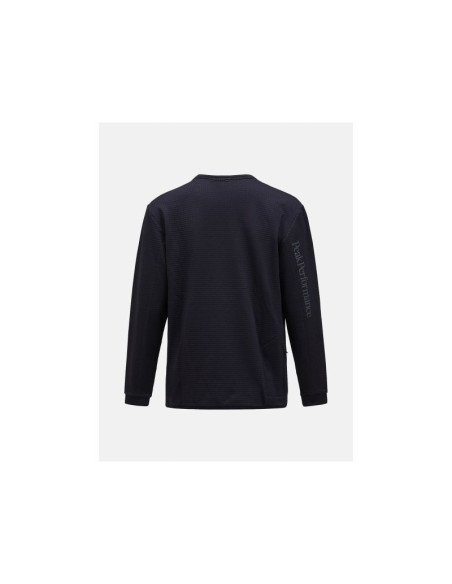 Bluza peak performance m trail polartec crew czarny