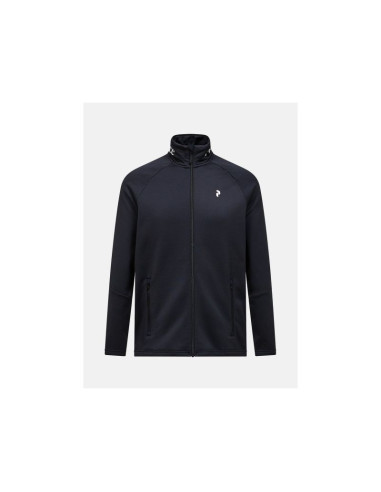 Bluza męska peak performance m rider essentials zip jacket kolor czarny