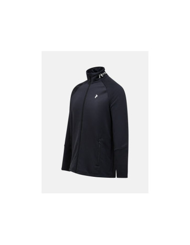 Bluza męska peak performance m rider essentials zip jacket kolor czarny