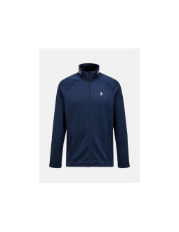 Bluza męska peak performance m rider essentials zip jacket kolor granatowy