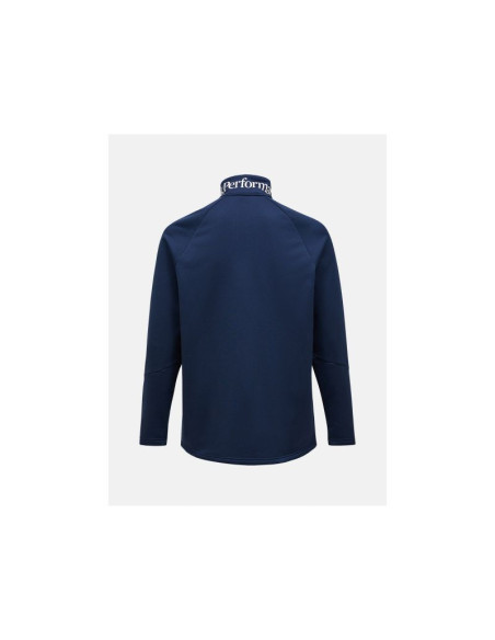 Bluza męska peak performance m rider essentials zip jacket kolor granatowy