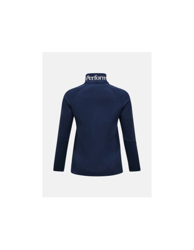 Bluza damska peak performance w rider essentials zip jacket kolor granatowy