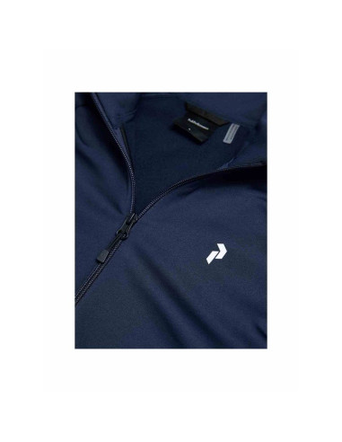 Bluza damska peak performance w rider essentials zip jacket kolor granatowy