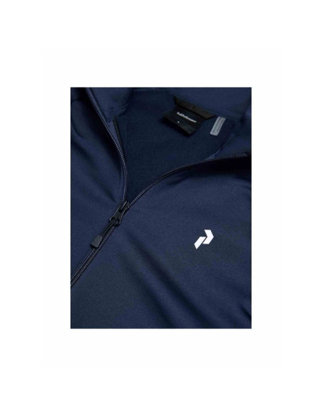 Bluza damska peak performance w rider essentials zip jacket kolor granatowy