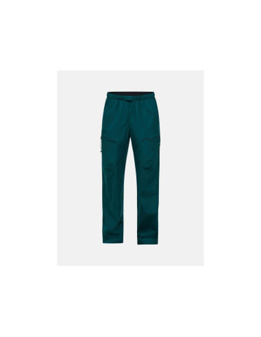 Spodnie damskie peak performance w outdoor cargo pants kolor zielony