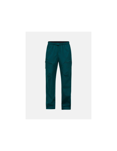 Spodnie damskie peak performance w outdoor cargo pants kolor zielony