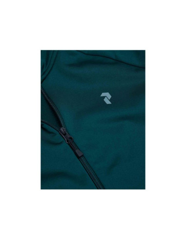 Bluza męska peak performance m rider essentials midlayer zip jacket kolor zielony