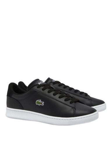 Sneakersy męskie lacoste carnaby set buty sportowe tenisówki trampki czarne (748sma0011312)