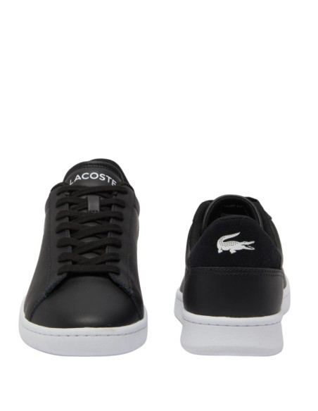 Sneakersy męskie lacoste carnaby set buty sportowe tenisówki trampki czarne (748sma0011312)