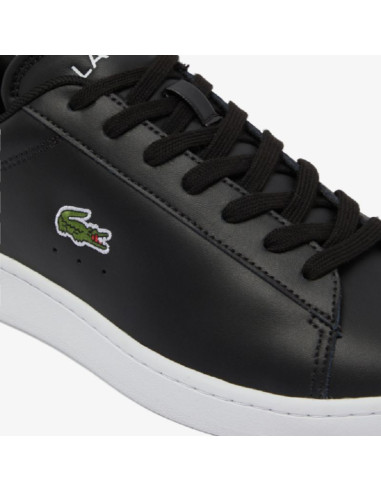 Sneakersy męskie lacoste carnaby set buty sportowe tenisówki trampki czarne (748sma0011312)