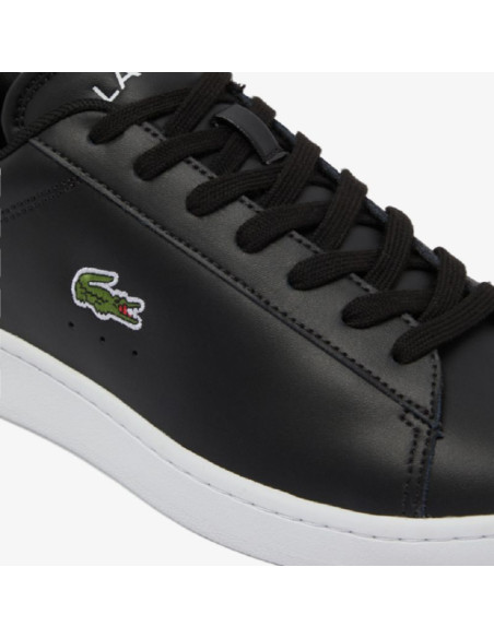 Sneakersy męskie lacoste carnaby set buty sportowe tenisówki trampki czarne (748sma0011312)