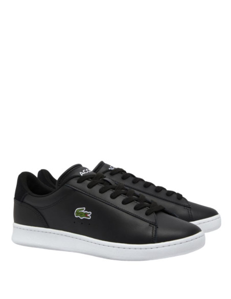 Sneakersy męskie lacoste carnaby set buty sportowe tenisówki trampki czarne (748sma0011312)