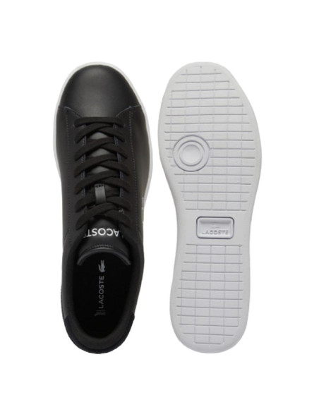 Sneakersy męskie lacoste carnaby set buty sportowe tenisówki trampki czarne (748sma0011312)