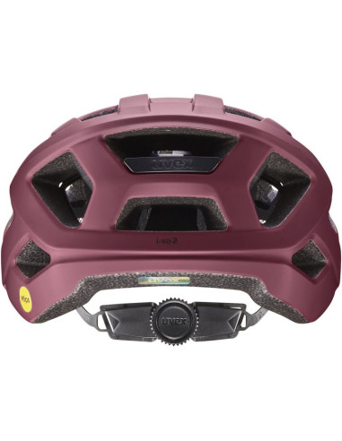 Kask rowerowy uvex i-vo 2 mips 56-60cm, cranberry/black matt