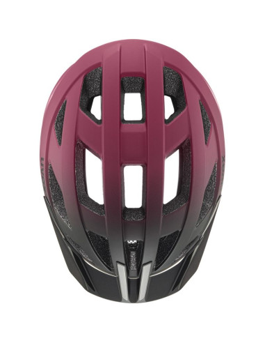 Kask rowerowy uvex i-vo 2 mips 56-60cm, cranberry/black matt