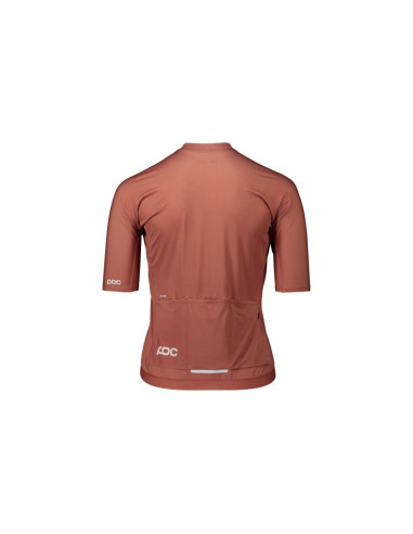 Koszulka rowerowa poc w's pristine jersey - brązowy