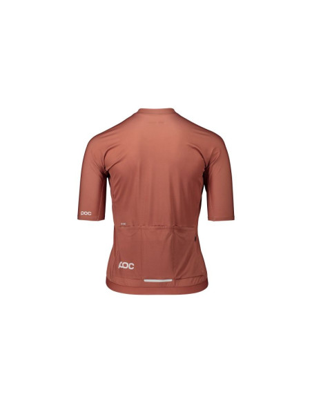Koszulka rowerowa poc w's pristine jersey - brązowy