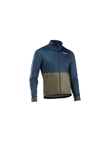 Kurtka rowerowa northwave blade light jacket niebieski/zielony