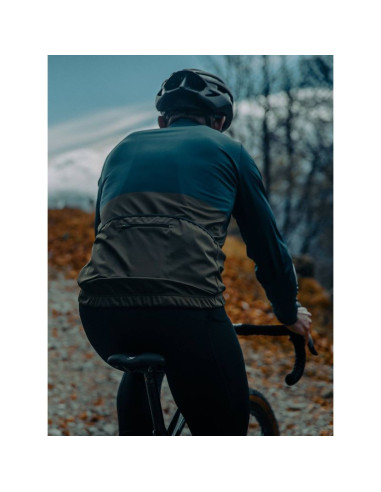 Kurtka rowerowa northwave blade light jacket niebieski/zielony