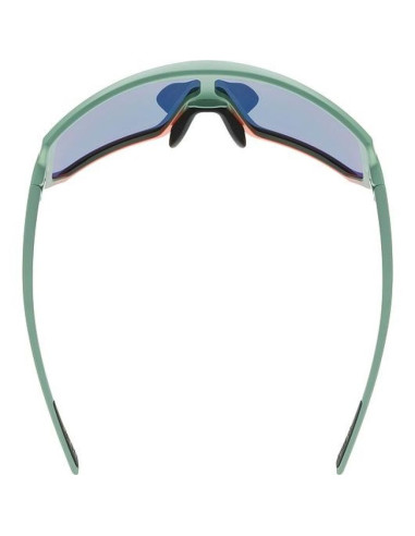 Uvex sportstyle 235 okulary do wielu sportów unisex półobwódkowe zielony, czerwony
